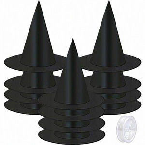 12 Pieces Halloween Yard‎ Decoration Costume Witch Hat